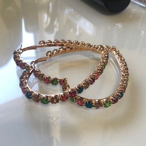 Heart hoop Earrings